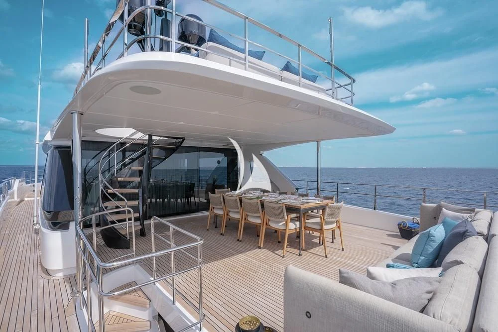 a boat on the water aboard JYC Yacht for Sale