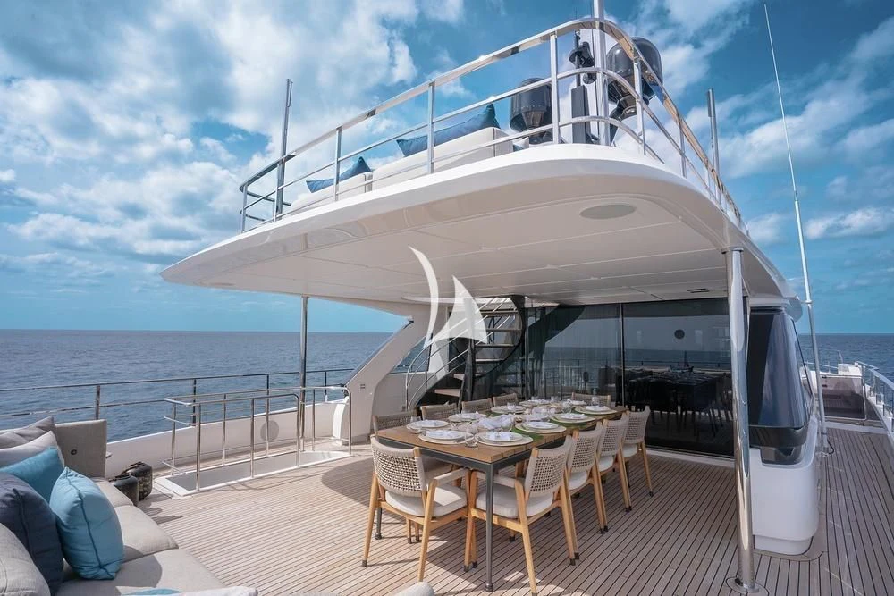 a boat on the water aboard JYC Yacht for Sale