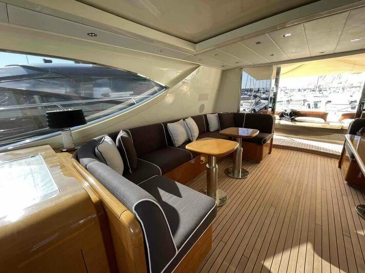 inside of a boat aboard TOBEKA Yacht for Sale