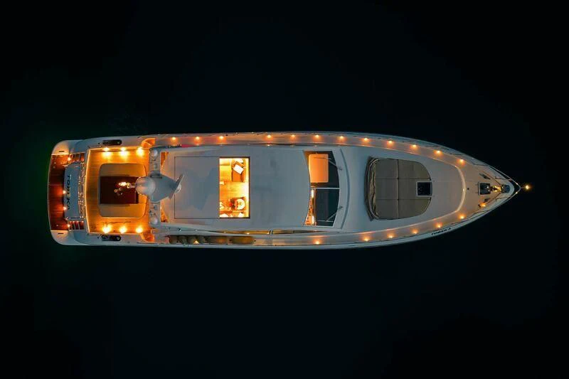 a person sitting in a car aboard TOBEKA Yacht for Sale