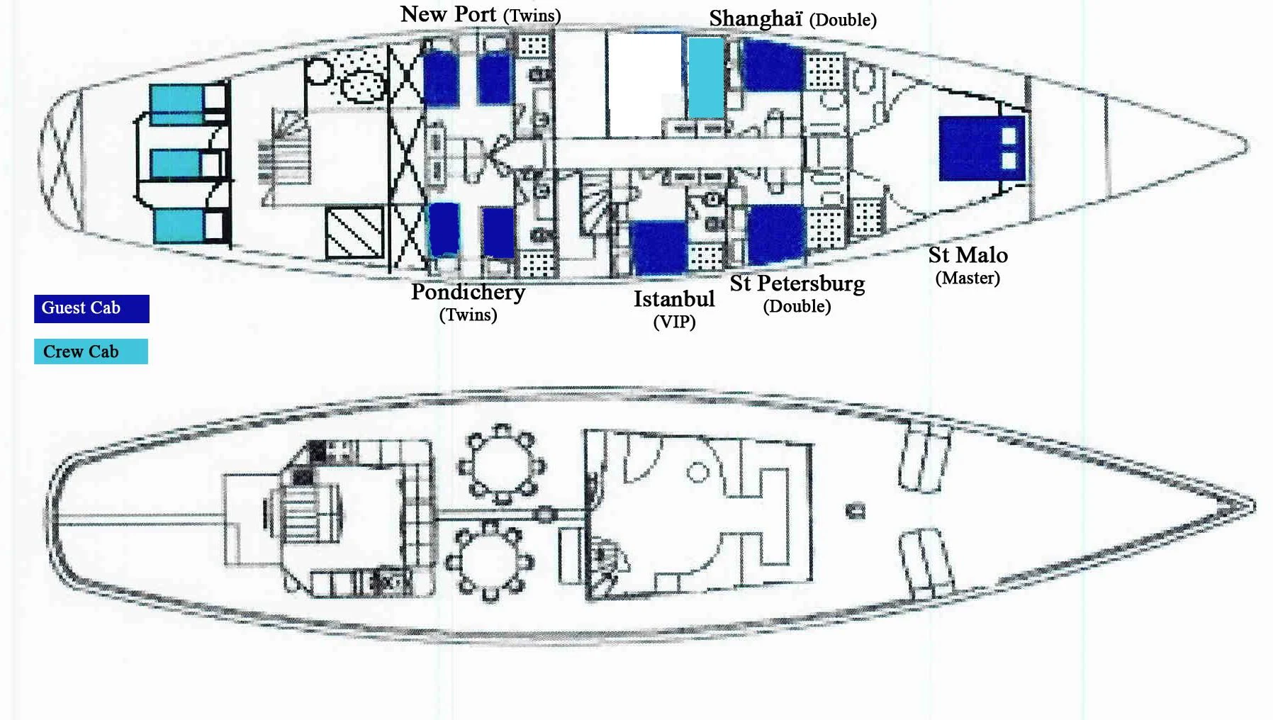 diagram, engineering drawing aboard OFELIA Yacht for Sale