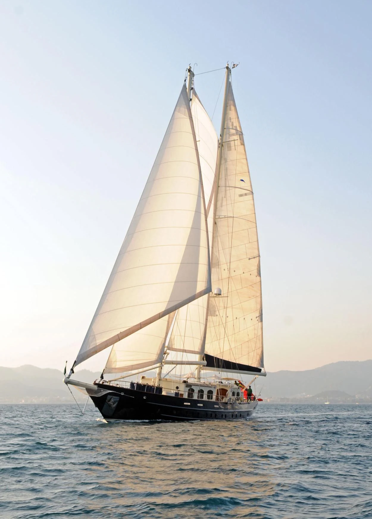 a sailboat on the water aboard OFELIA Yacht for Sale