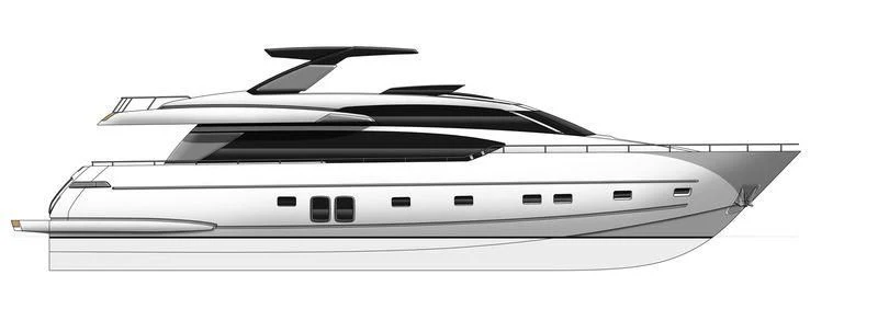 a silver and black car aboard C-DAZE Yacht for Sale
