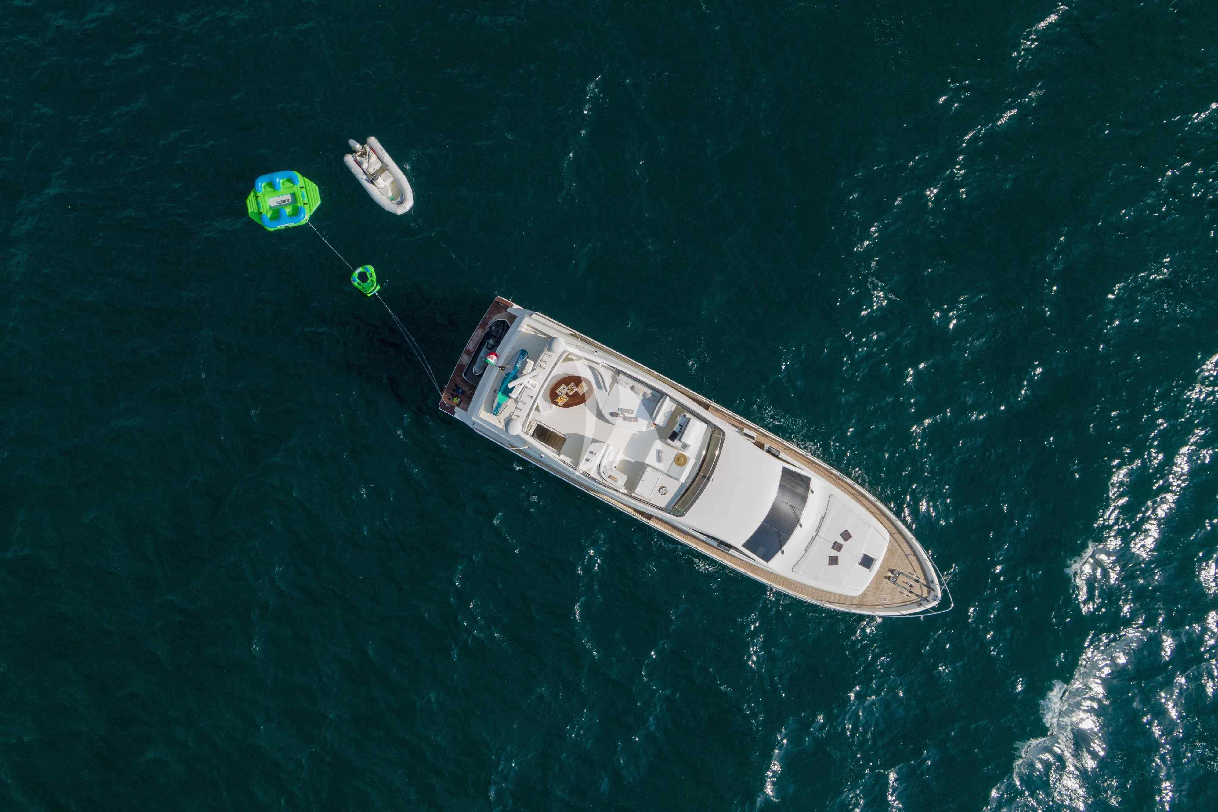 a satellite in space aboard PAMPERO Yacht for Charter