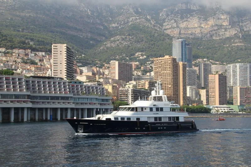 a boat on the water aboard FABULOUS CHARACTER Yacht for Charter