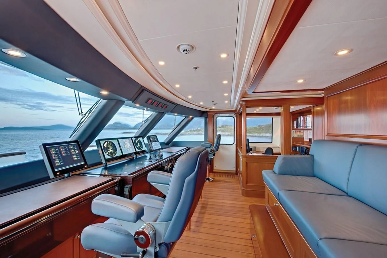 inside of a bus aboard FABULOUS CHARACTER Yacht for Charter
