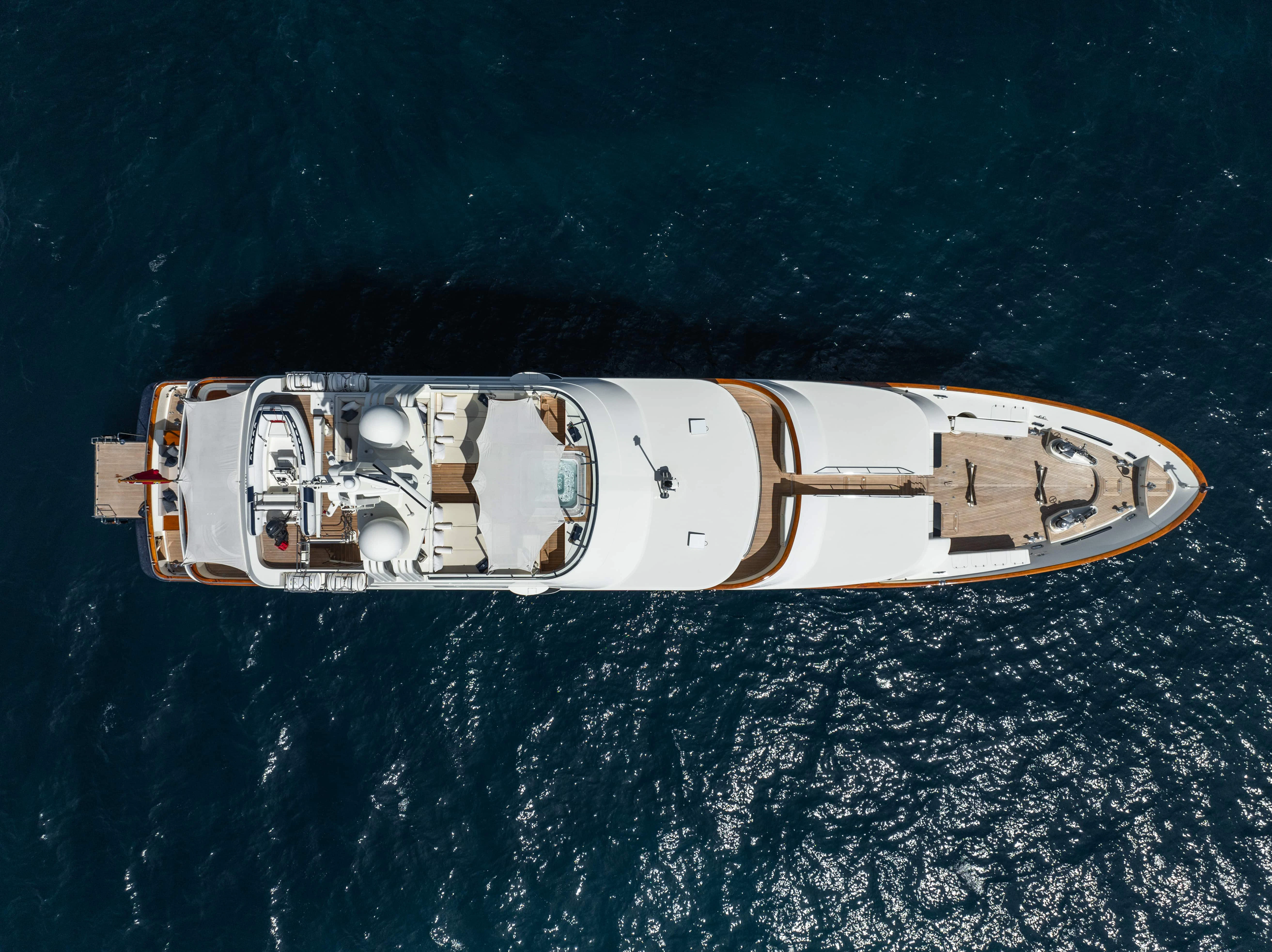 a gold and silver gun aboard FABULOUS CHARACTER Yacht for Charter