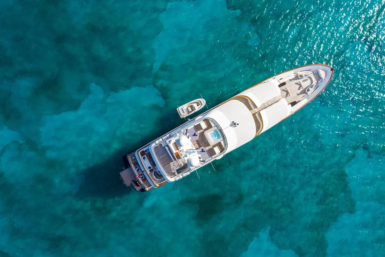 a satellite in outer space aboard FABULOUS CHARACTER Yacht for Charter