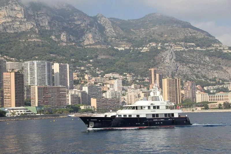 a boat on the water aboard FABULOUS CHARACTER Yacht for Charter