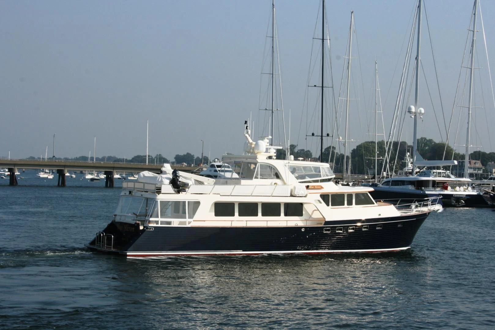 a boat in the water aboard VK Yacht for Sale