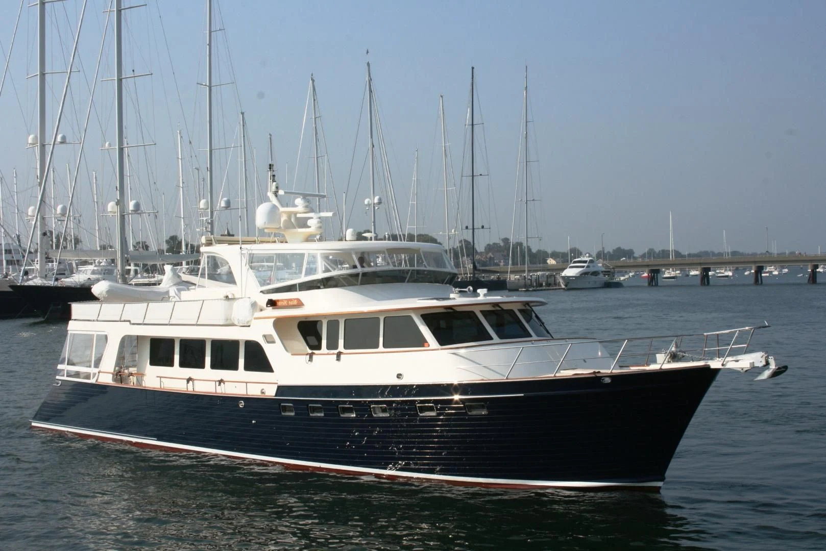 a boat in the water aboard VK Yacht for Sale