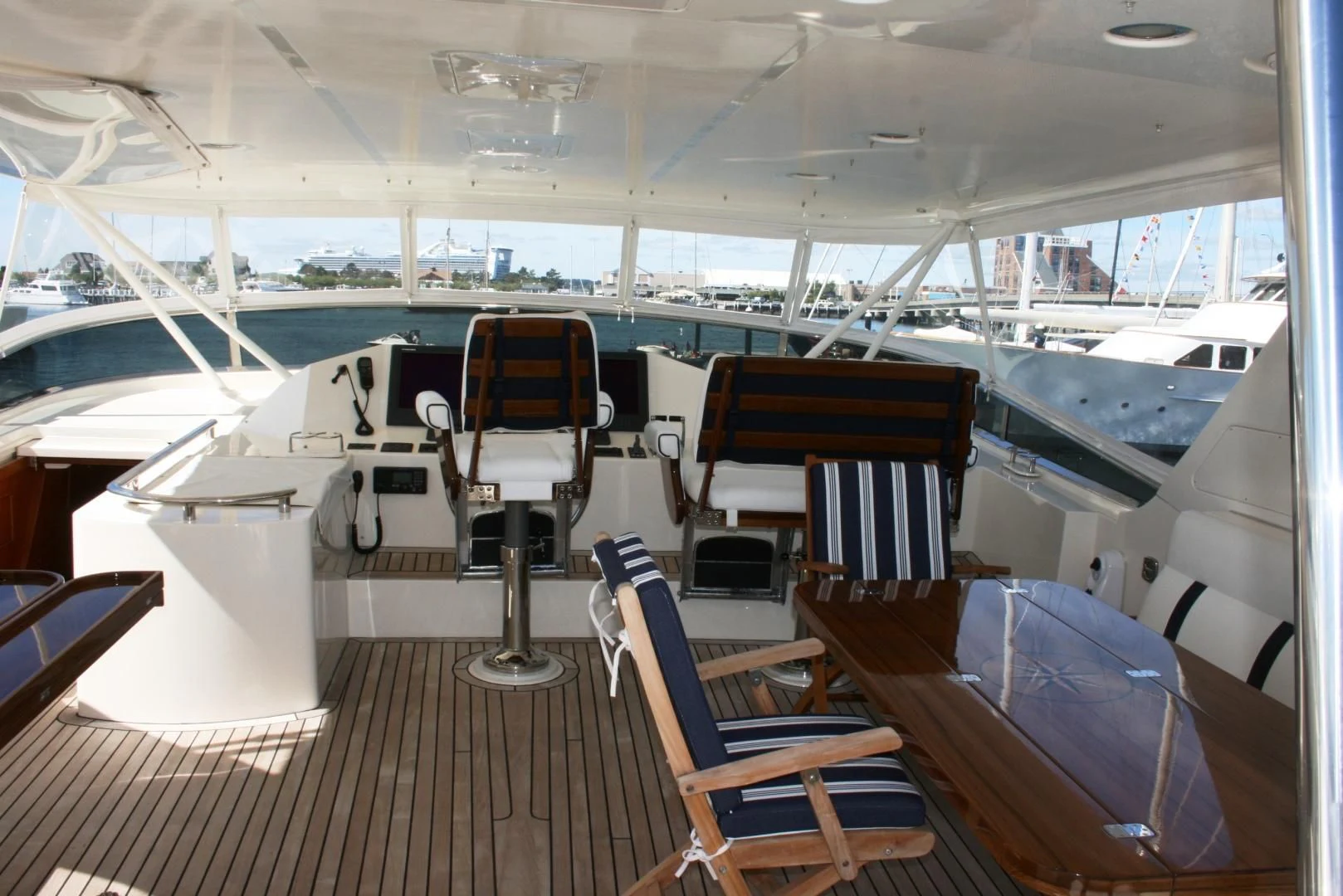 inside of a boat aboard VK Yacht for Sale