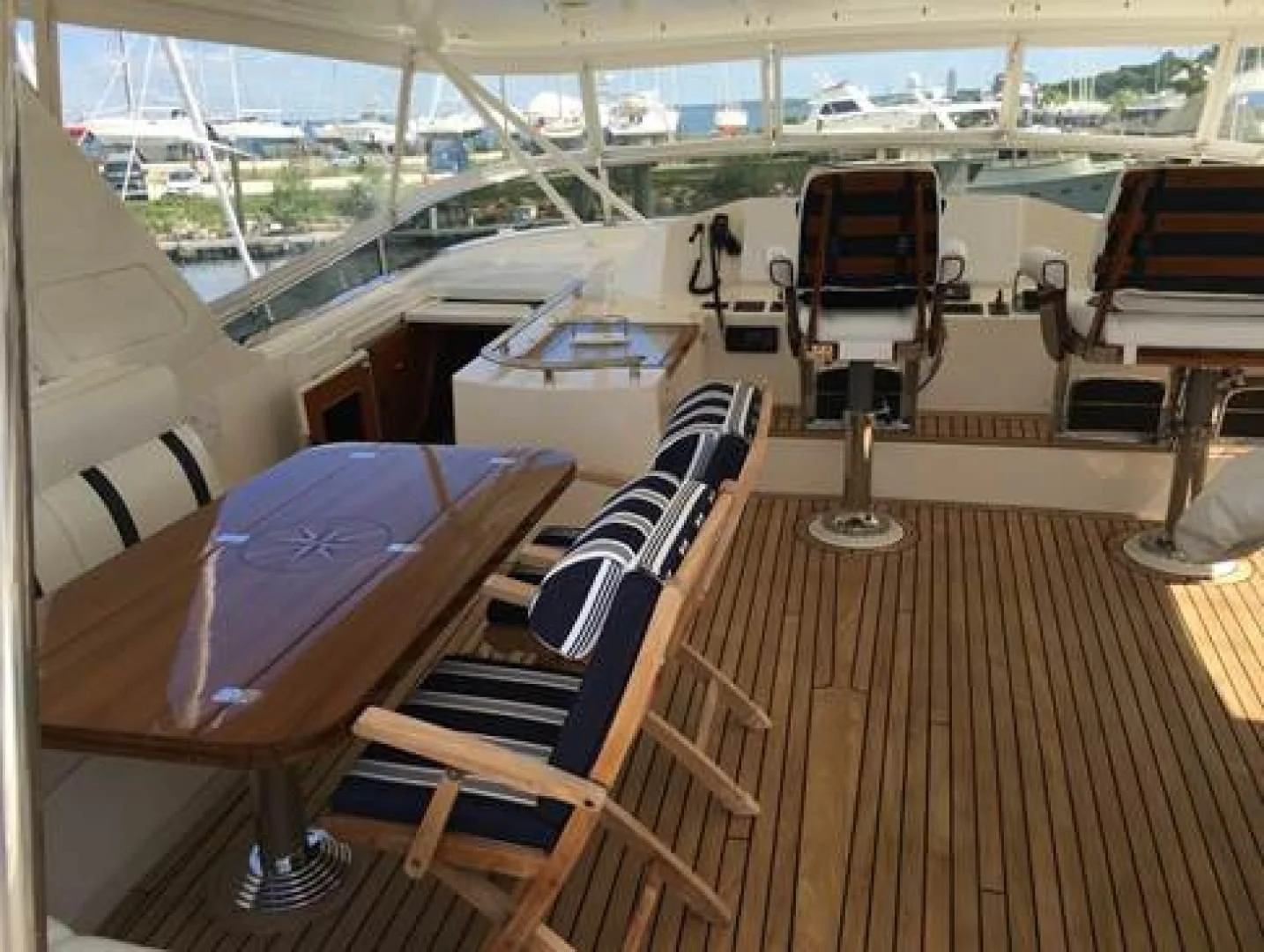 inside of a boat aboard VK Yacht for Sale