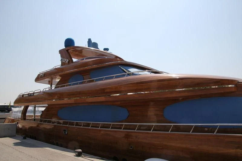 a boat on the water aboard TIGER Yacht for Sale