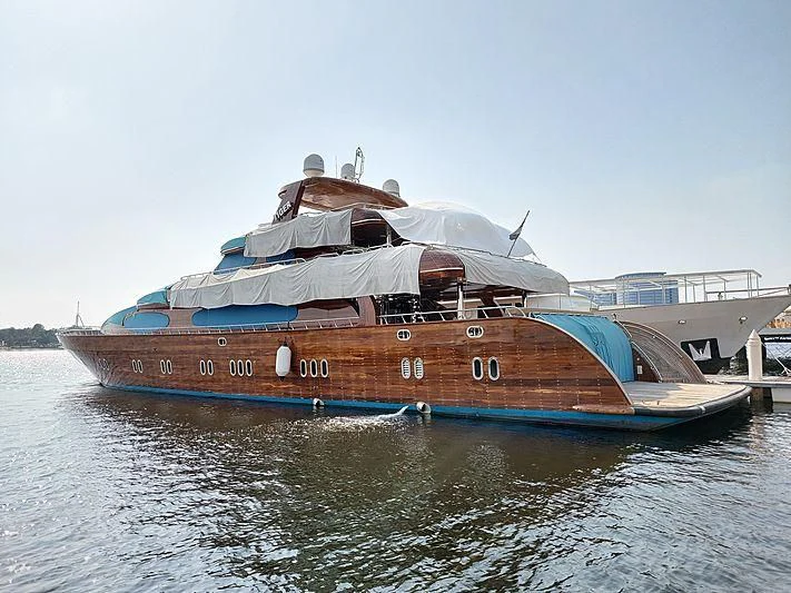 a boat on the water aboard TIGER Yacht for Sale