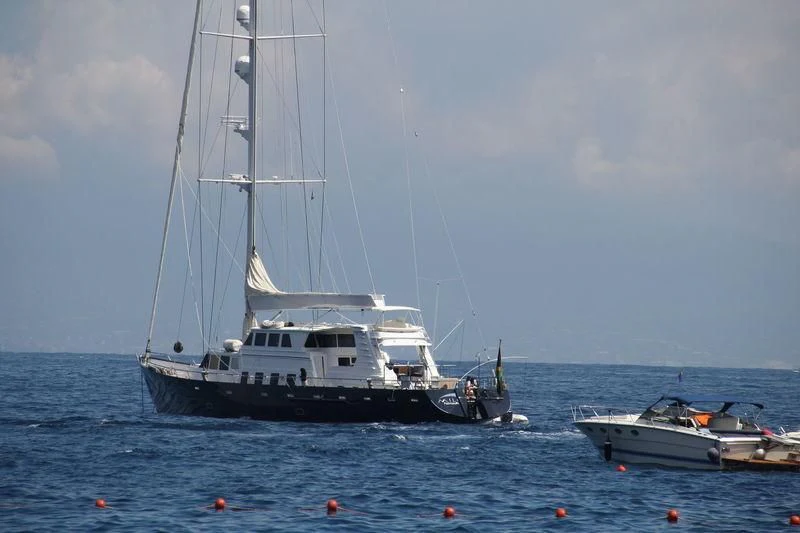 a boat in the water aboard MILO Yacht for Sale