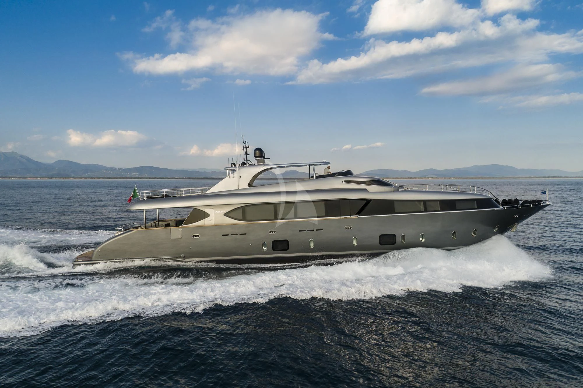 a boat on the water aboard SANDS Yacht for Sale