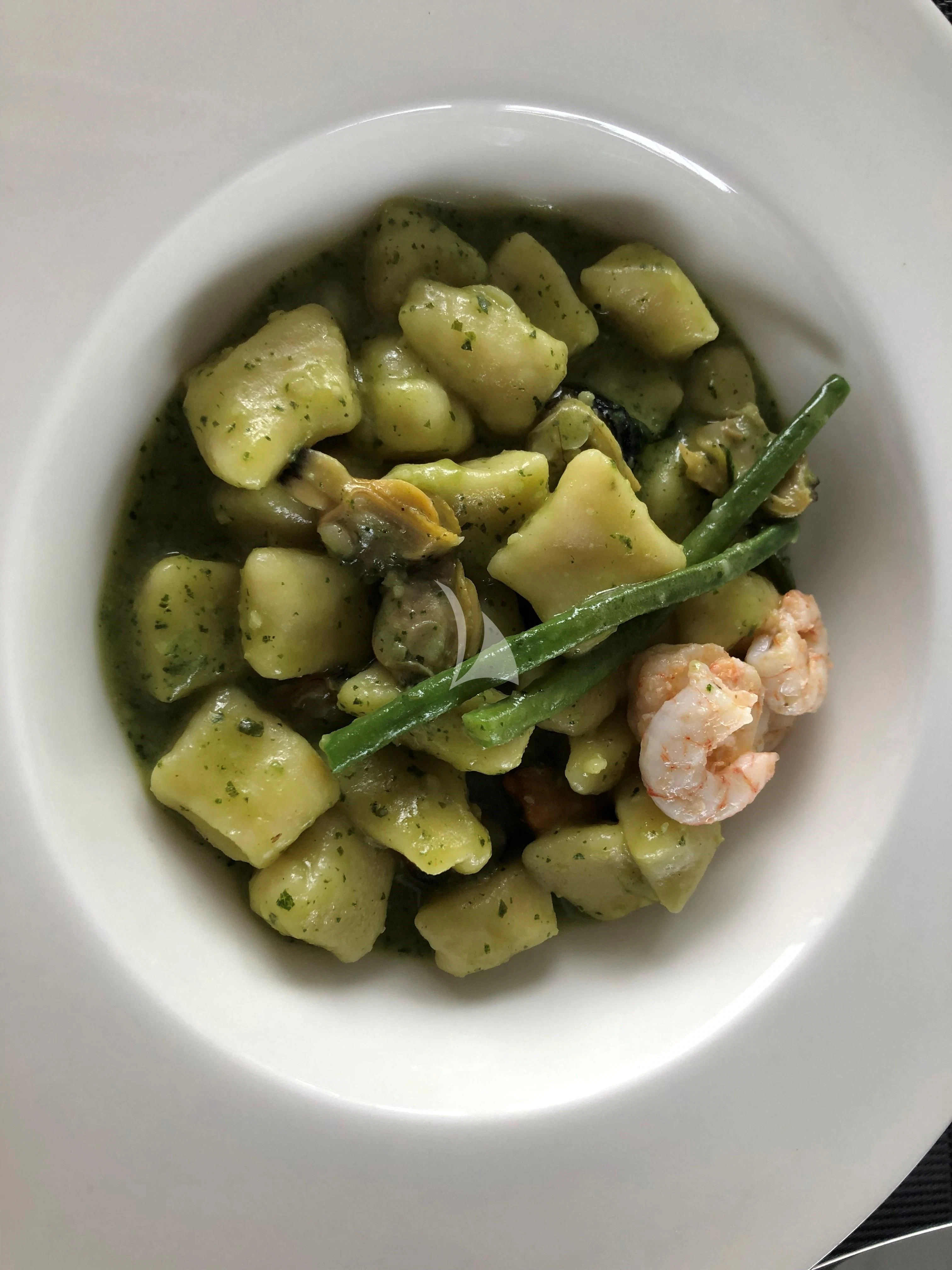 a bowl of food aboard SANDS Yacht for Sale