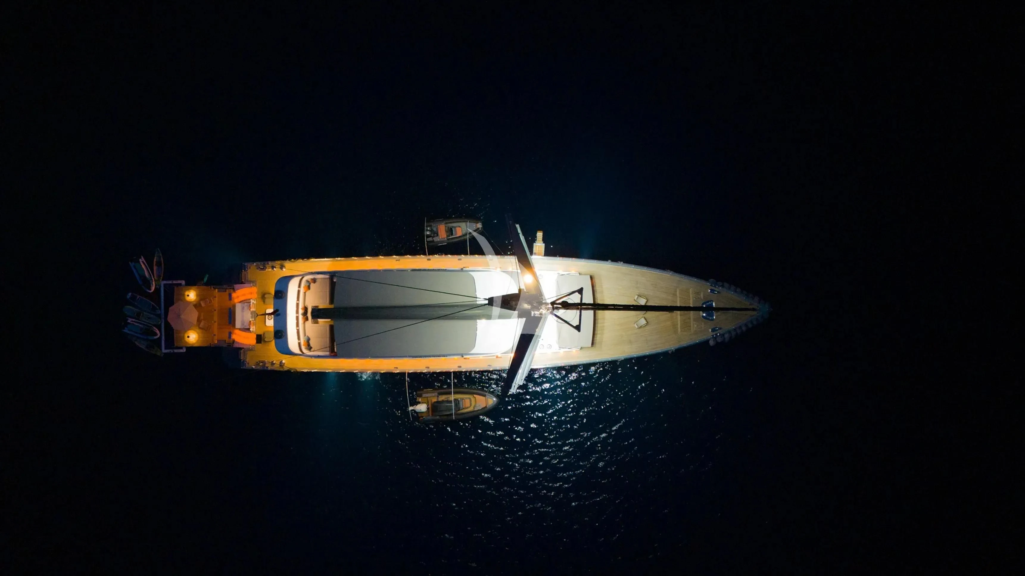 a boat in the water aboard NORTH WIND Yacht for Sale