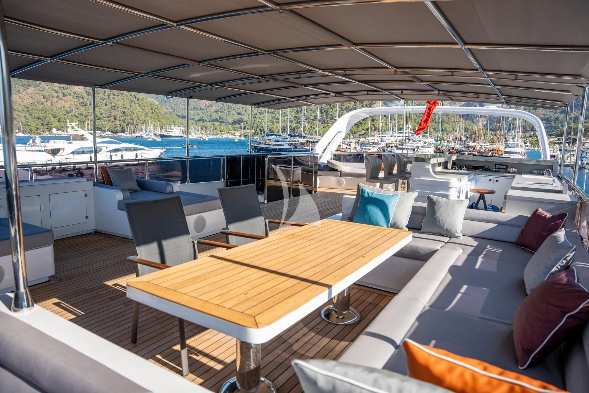 a boat on the water aboard NORTH WIND Yacht for Sale