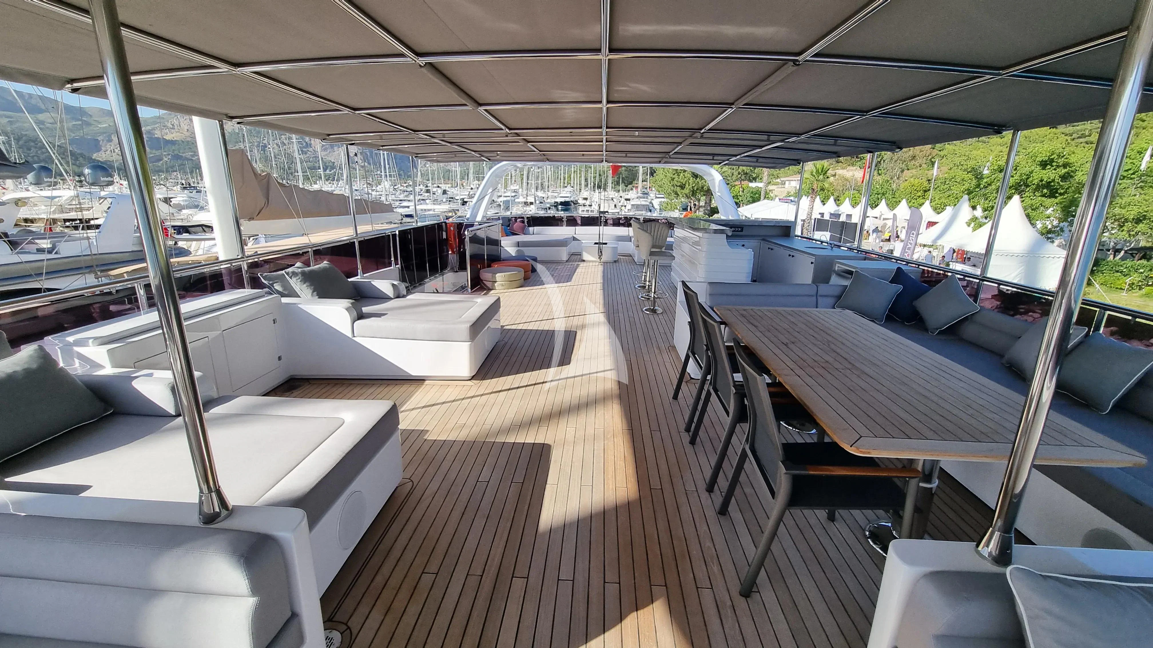 a boat on the water aboard NORTH WIND Yacht for Sale