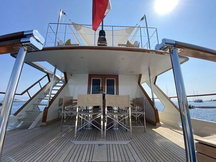 a boat on the water aboard STALCA Yacht for Sale