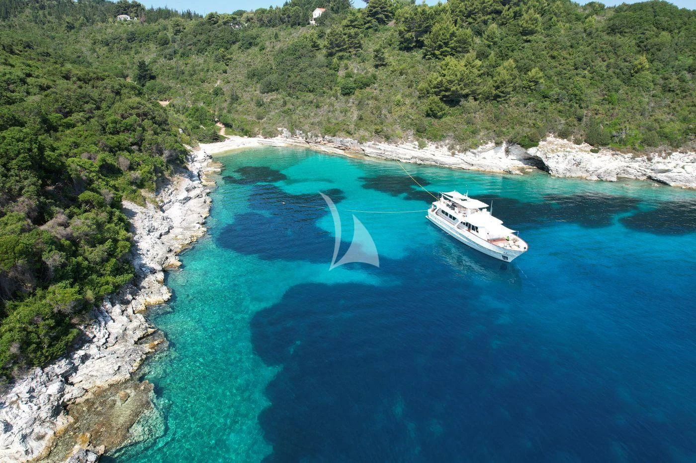 a boat sailing on the sea aboard STALCA Yacht for Sale