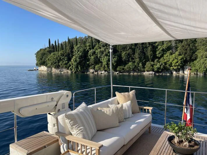 a boat on the water aboard STALCA Yacht for Sale