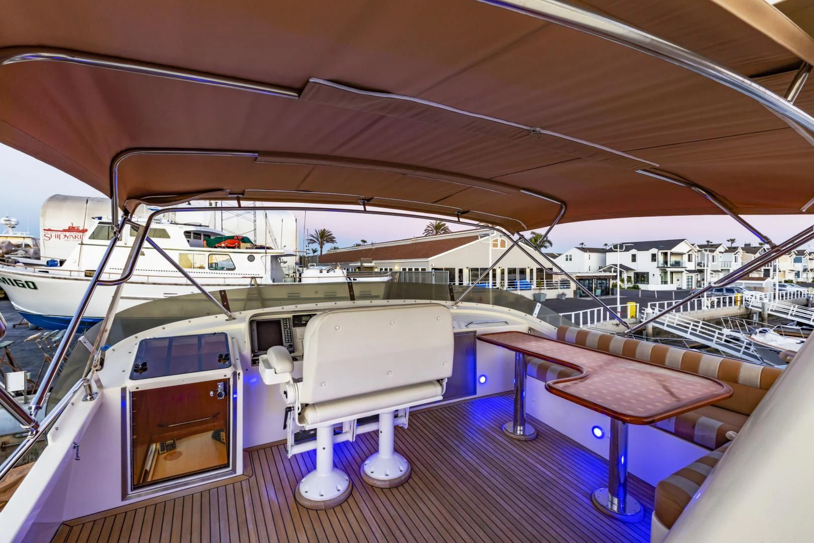 a boat on the water aboard HOLIDAY Yacht for Sale