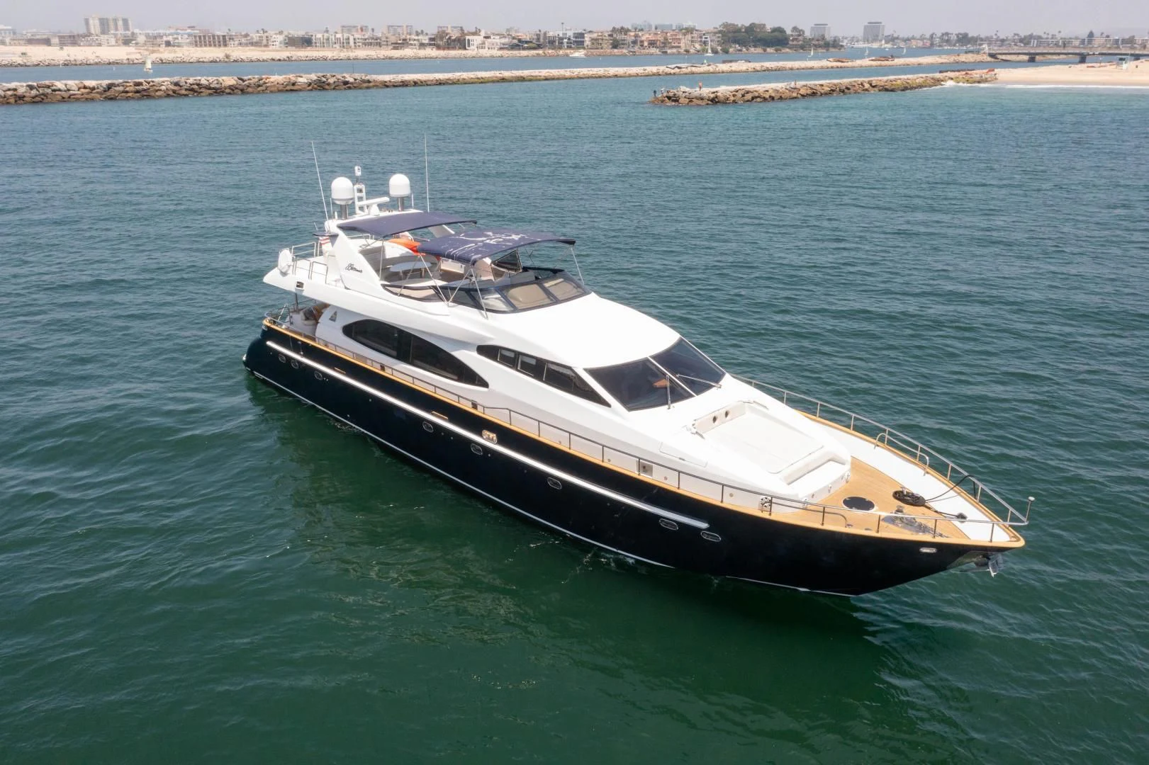a boat on the water aboard GRAVITY Yacht for Sale