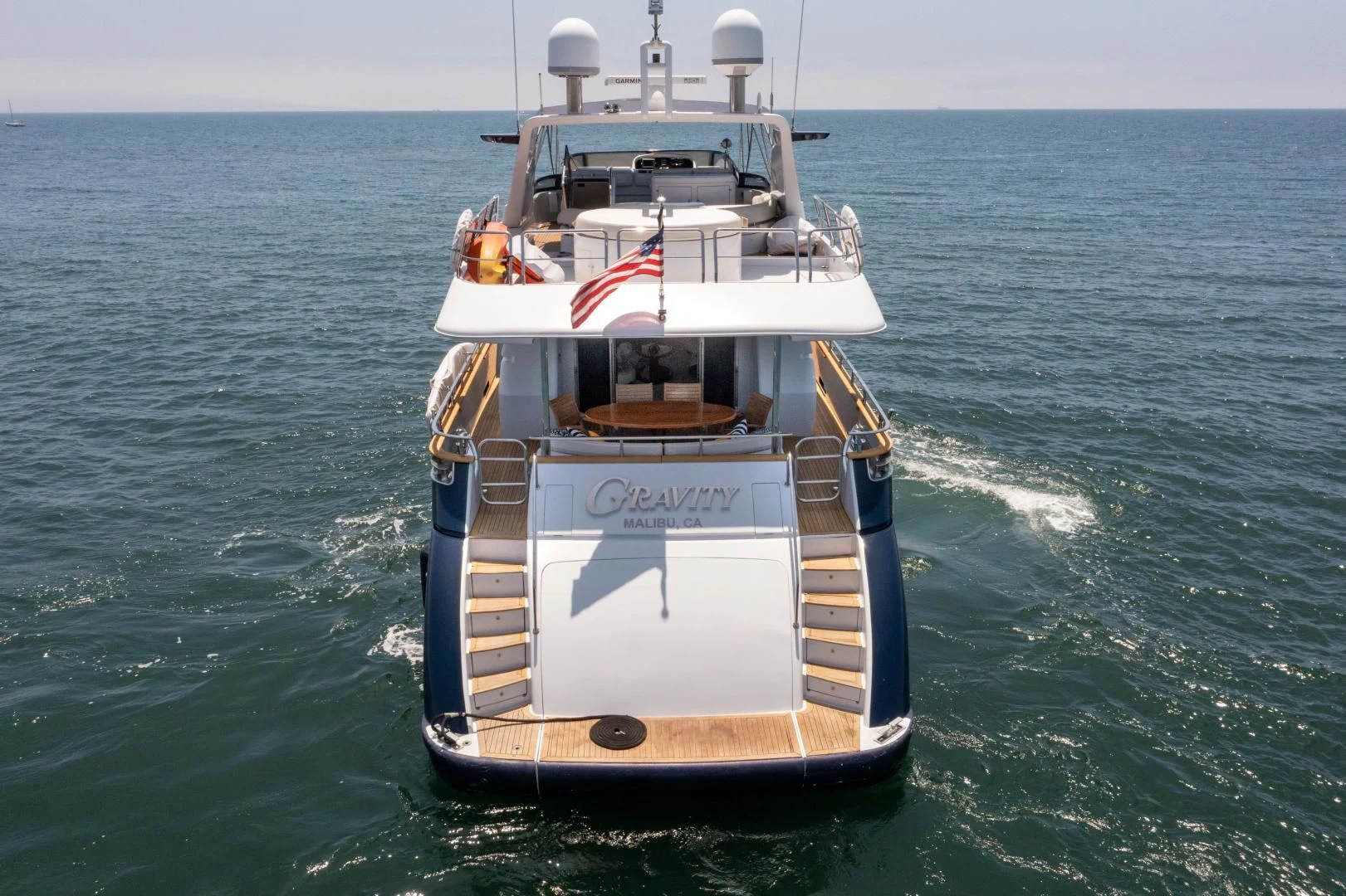 a boat in the water aboard GRAVITY Yacht for Sale