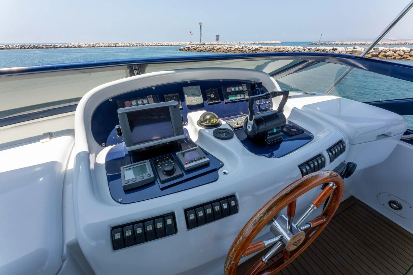 a cockpit of a plane aboard GRAVITY Yacht for Sale