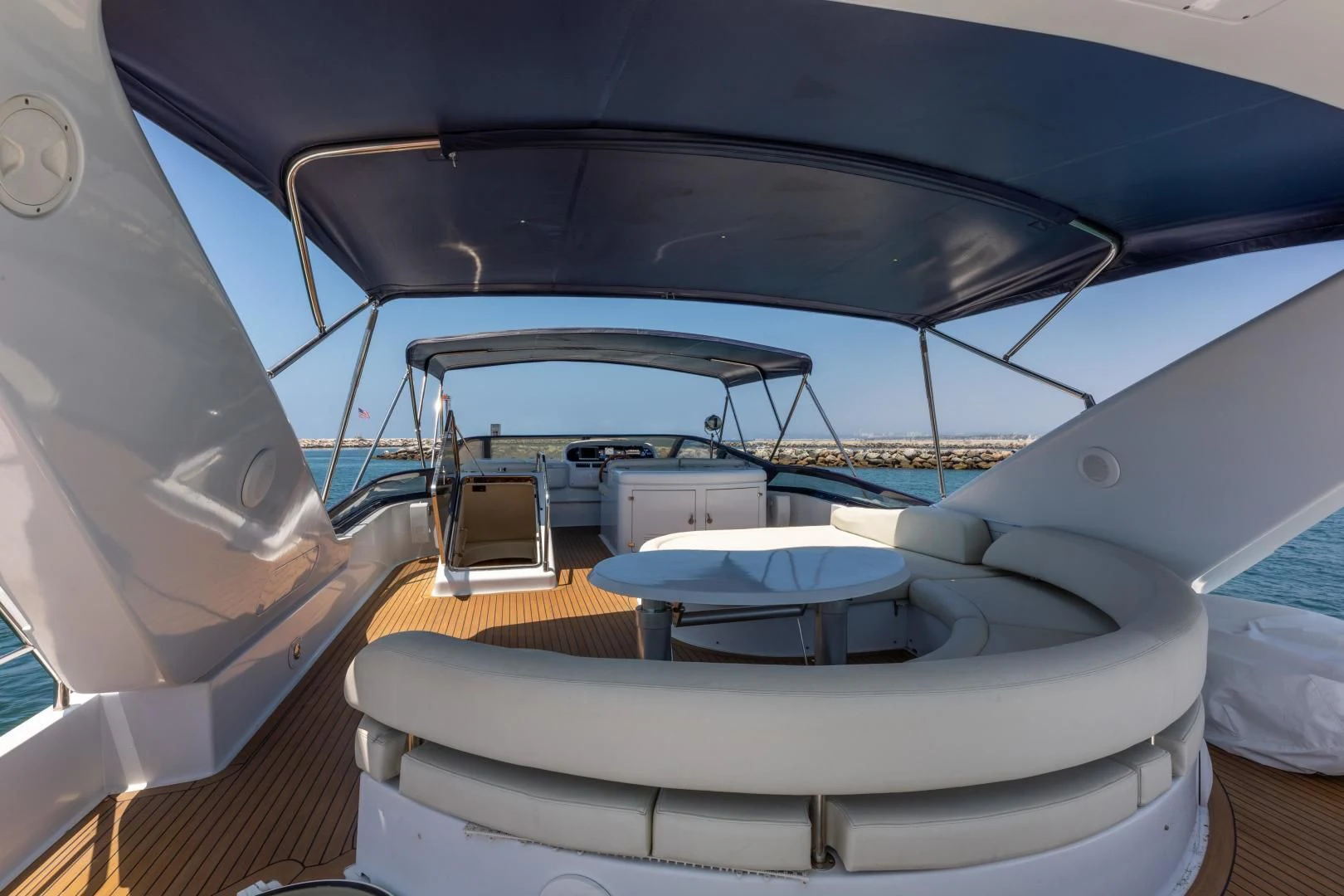 the interior of a car aboard GRAVITY Yacht for Sale
