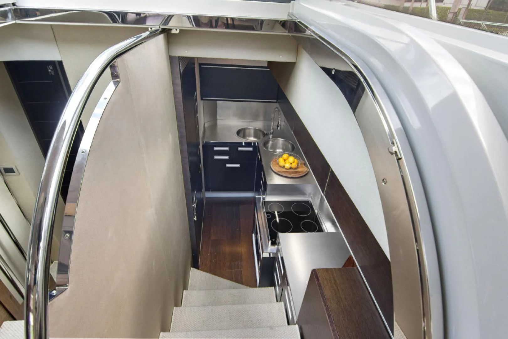 a large industrial machine aboard BLIND SQUIRREL Yacht for Sale