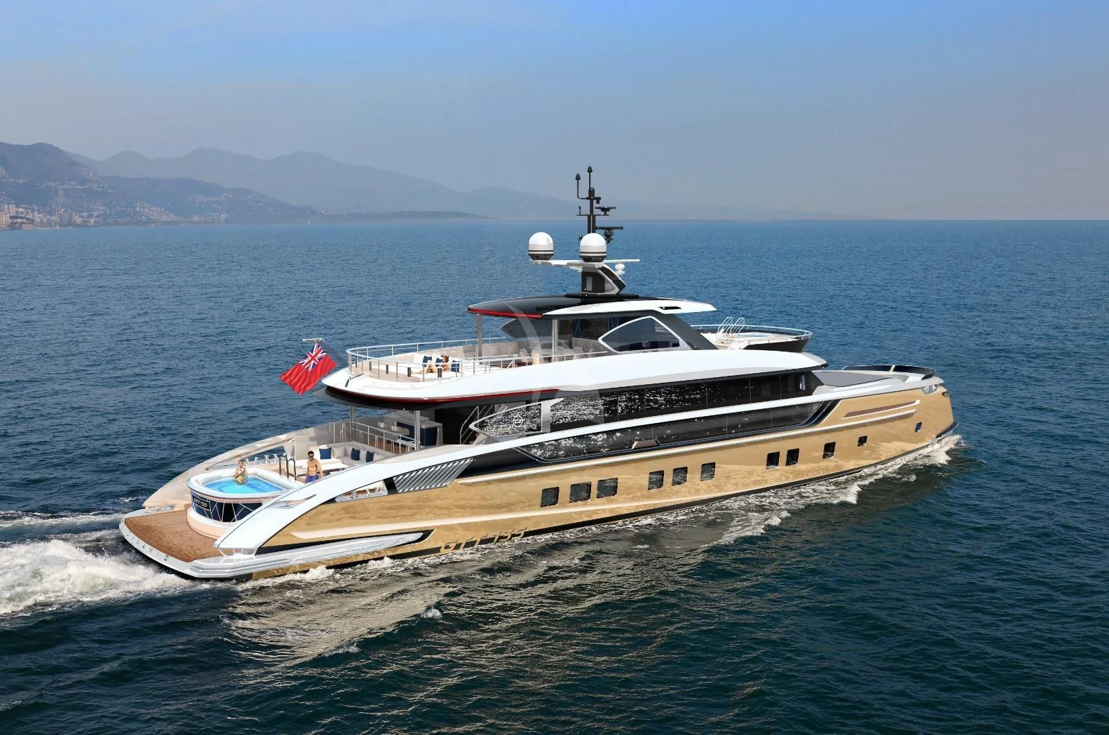 a boat on the water aboard STEFANIA Yacht for Sale