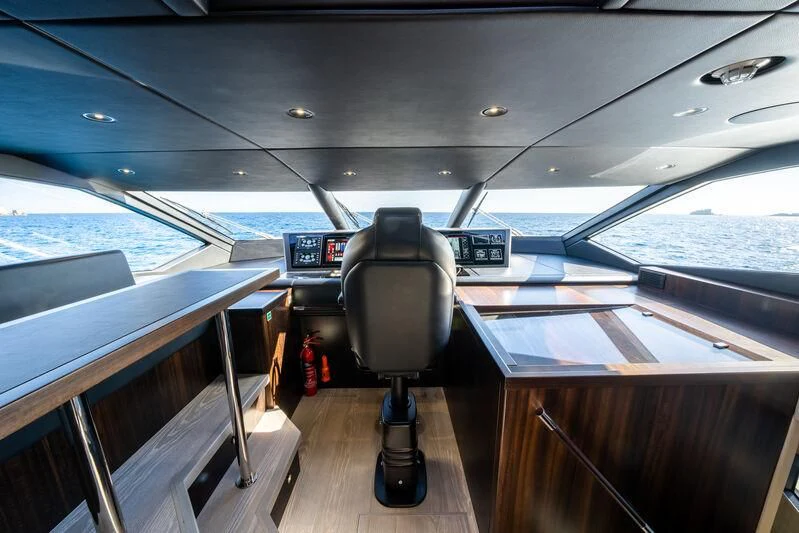 a seat on a boat aboard BLUE INFINITY ONE Yacht for Sale