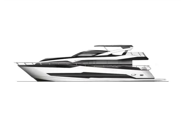 logo aboard BLUE INFINITY ONE Yacht for Sale