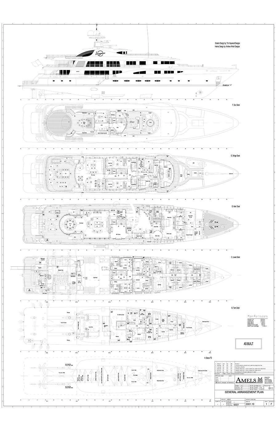 diagram aboard VENTUM MARIS Yacht for Charter