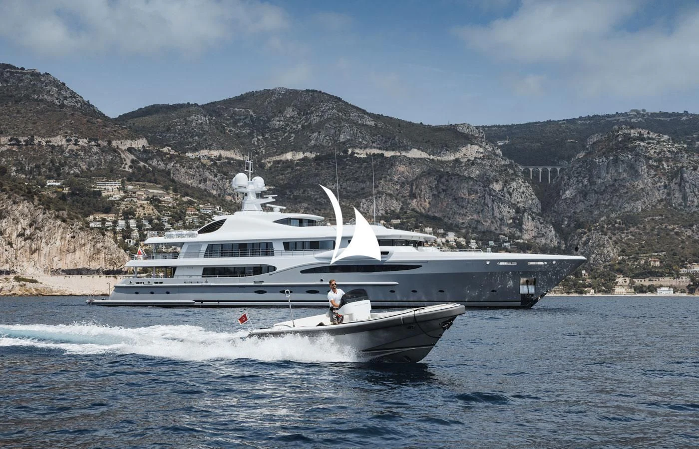 a boat on the water aboard VENTUM MARIS Yacht for Charter