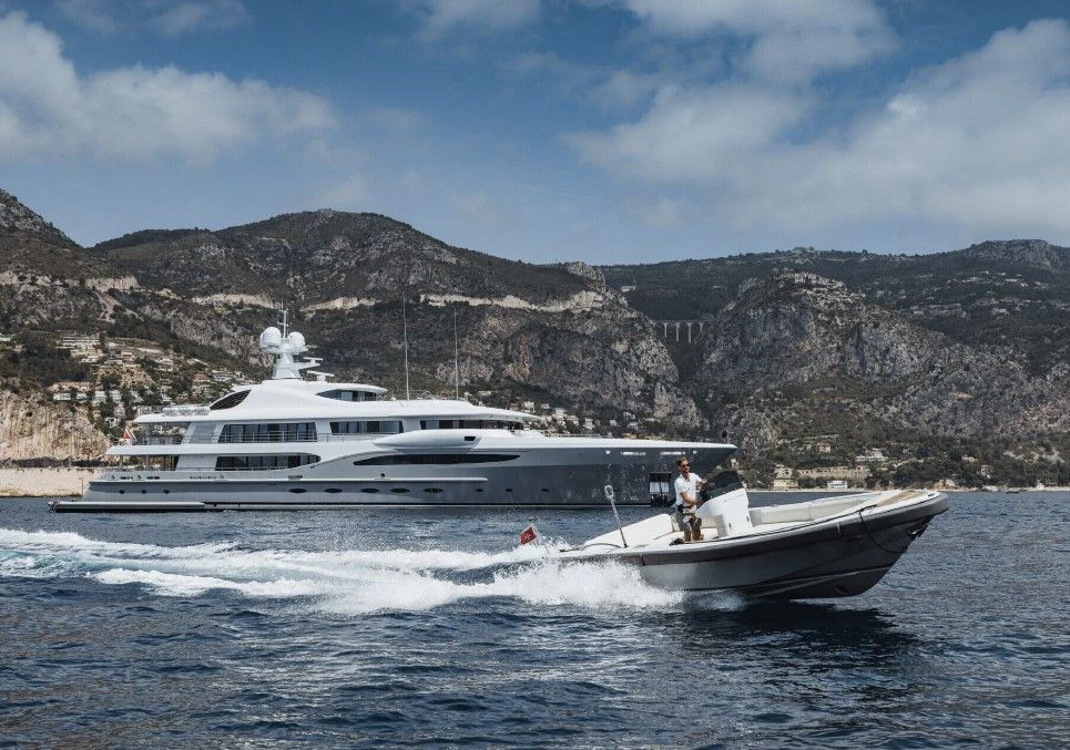 a boat on the water aboard VENTUM MARIS Yacht for Charter