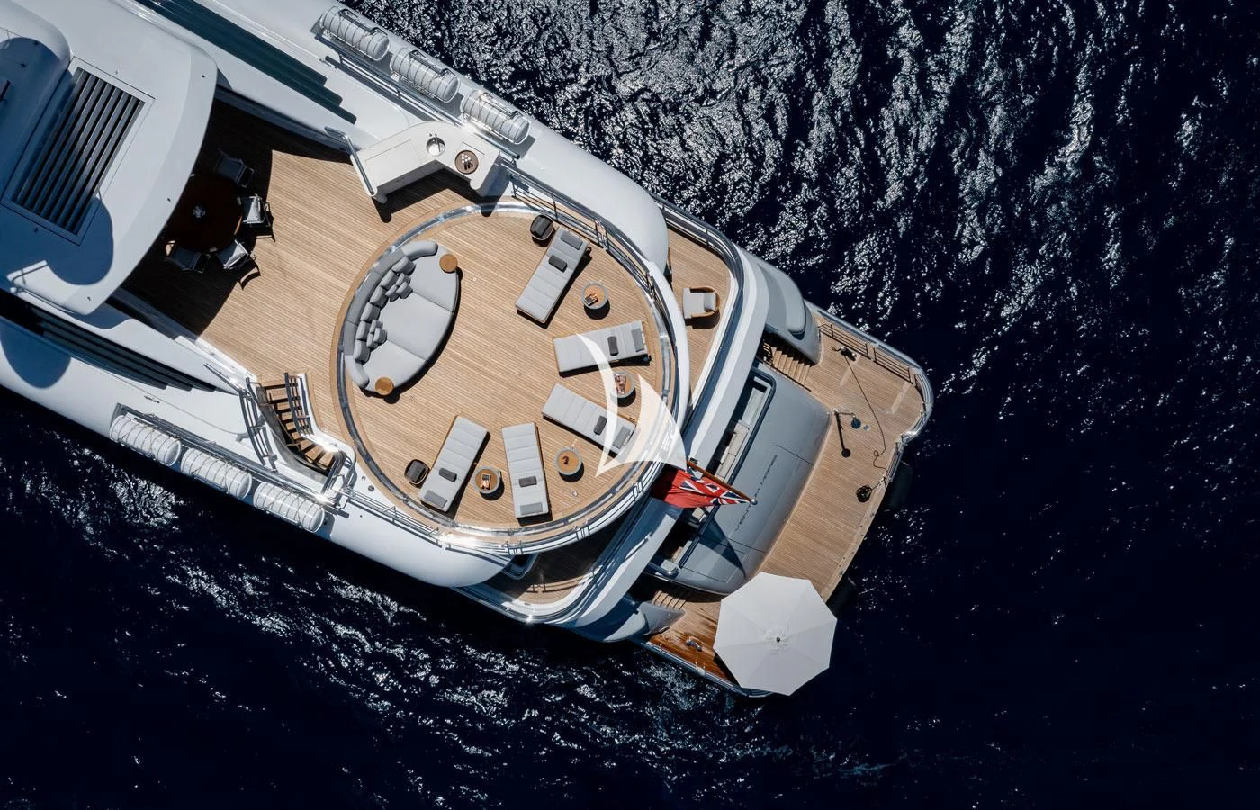 a space ship in space aboard VENTUM MARIS Yacht for Charter