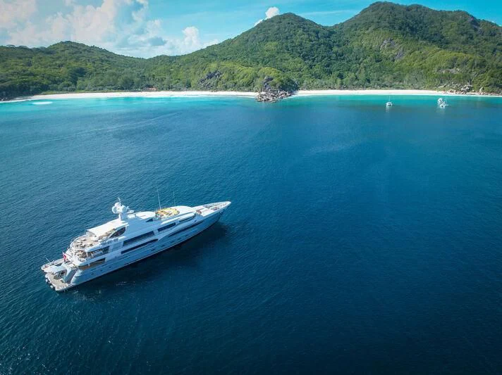a ship sailing in the sea aboard VENTUM MARIS Yacht for Charter