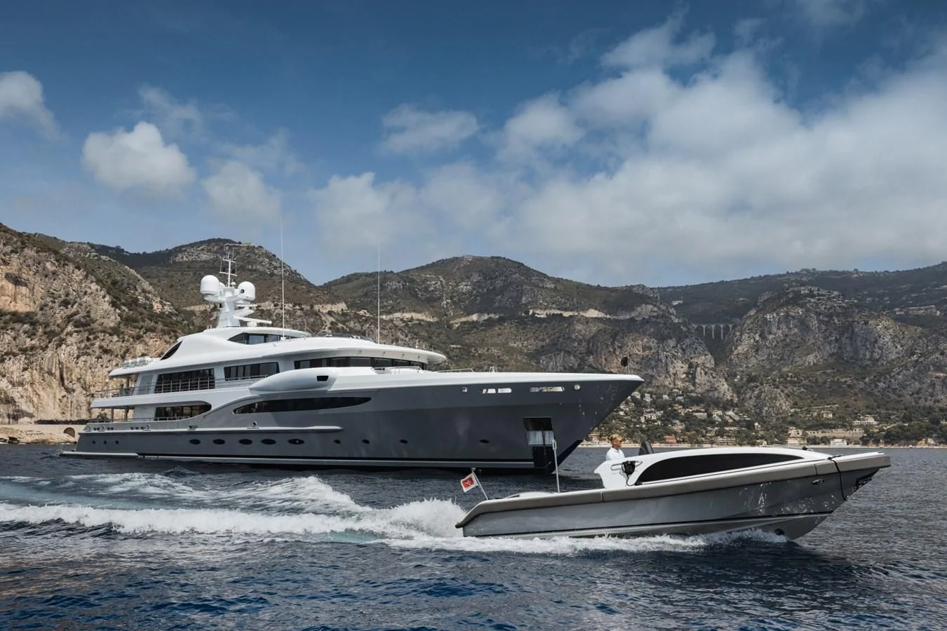 a boat on the water aboard VENTUM MARIS Yacht for Charter