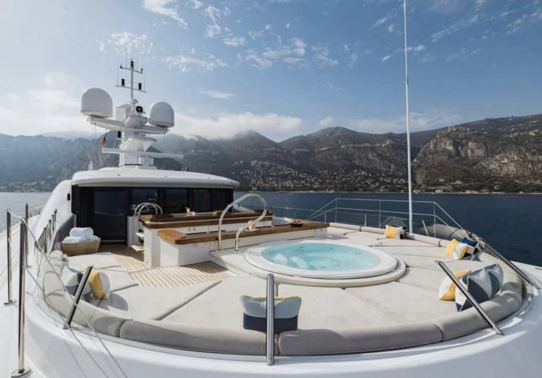 a boat on the water aboard VENTUM MARIS Yacht for Charter