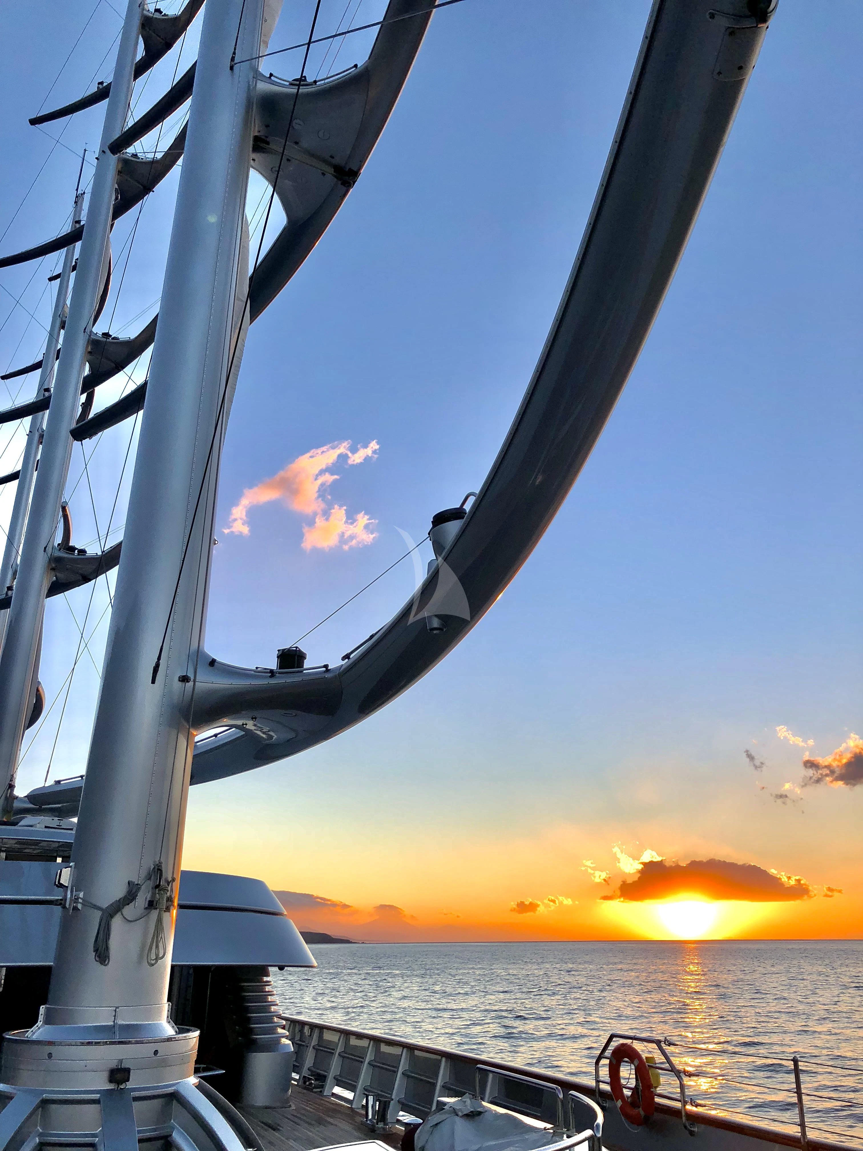a boat on the water aboard MALTESE FALCON Yacht for Sale
