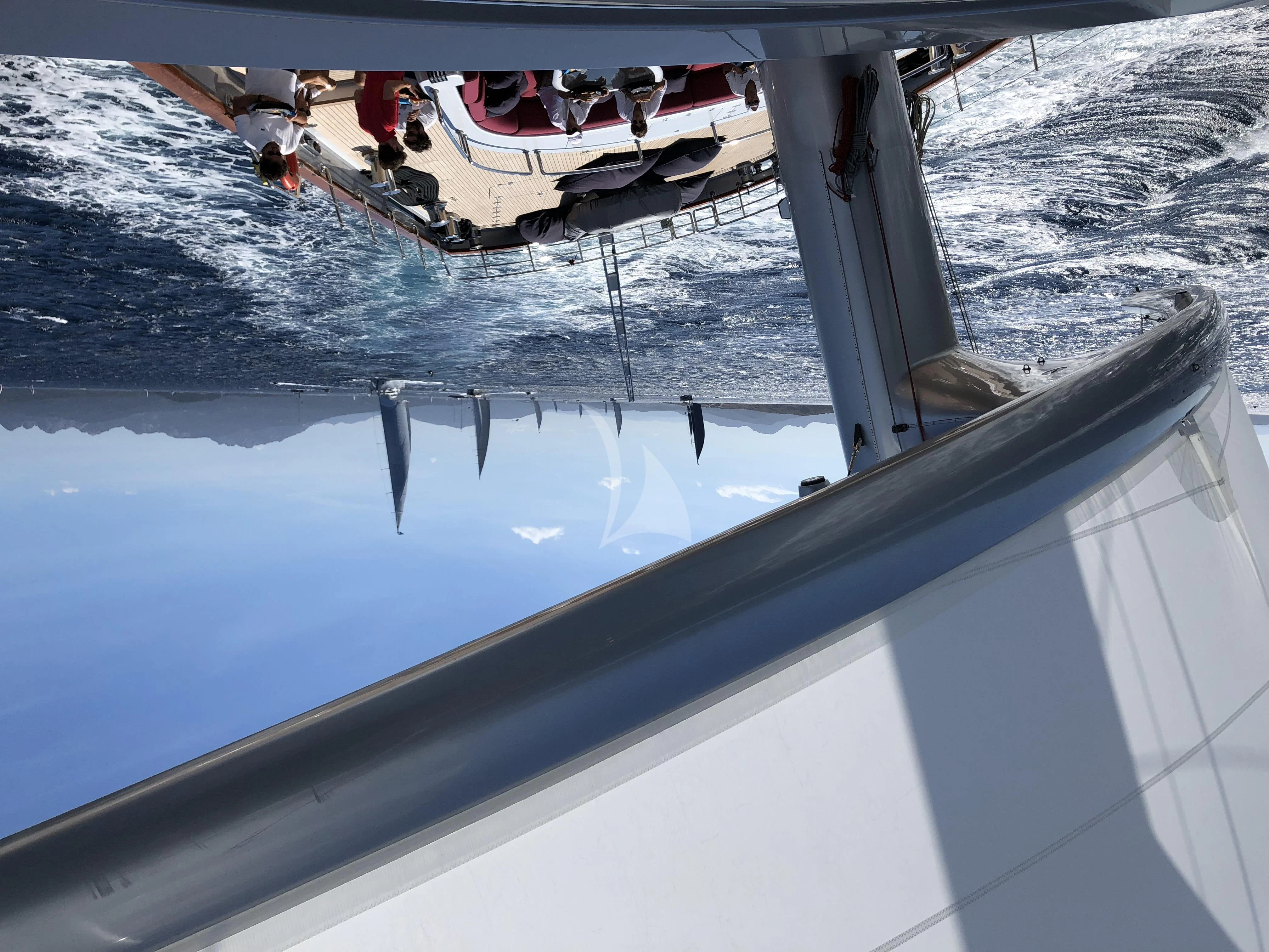 a boat on the water aboard MALTESE FALCON Yacht for Sale