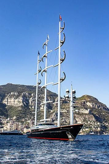 a boat on the water aboard MALTESE FALCON Yacht for Sale