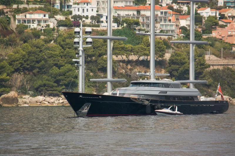 a boat on the water aboard MALTESE FALCON Yacht for Sale