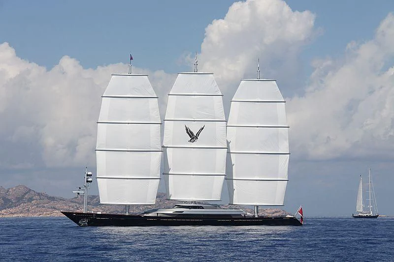 a sailboat on the water aboard MALTESE FALCON Yacht for Sale