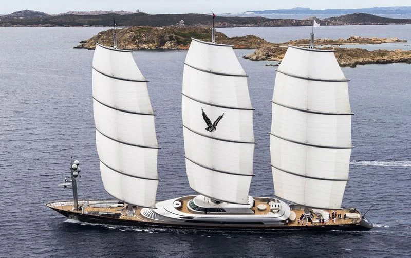 a couple of boats on a body of water aboard MALTESE FALCON Yacht for Sale